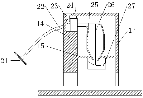 Dust removing machine for wood processing