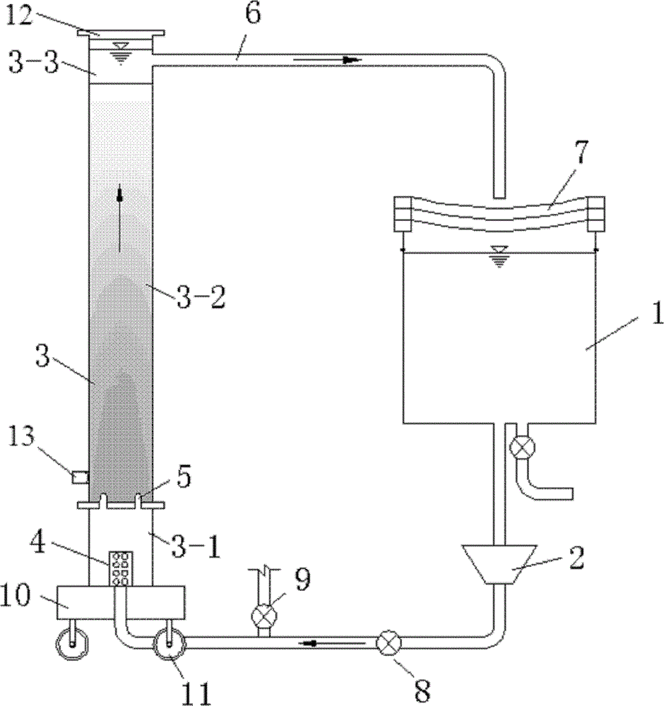 Sand washing method and special device thereof