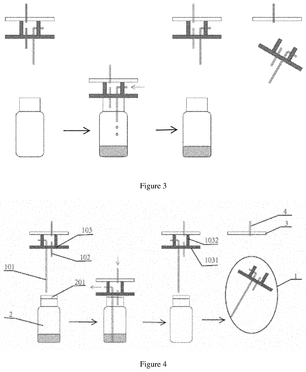 Disposable reaction device, tracer synthesizer and method for producing tracers