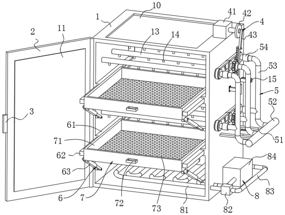 Seedling raising device special for agricultural seedling raising and using method