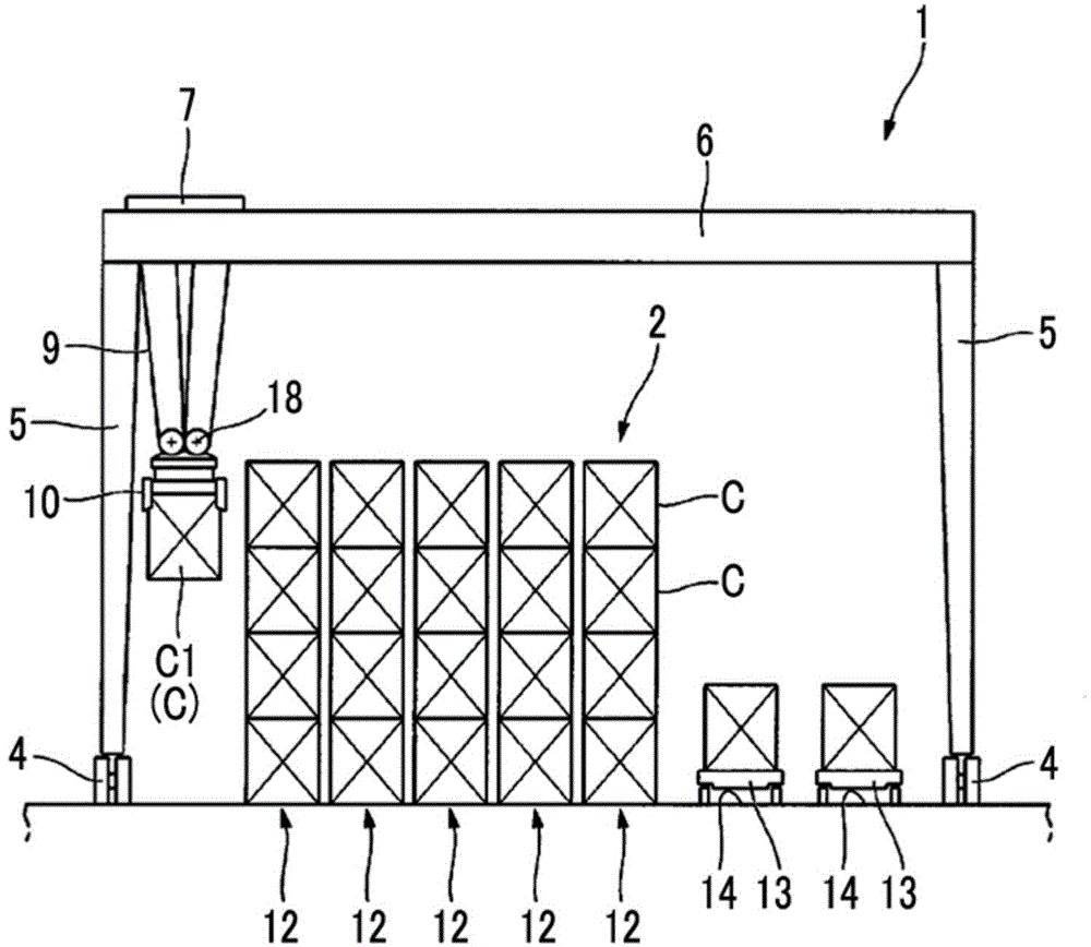 Container crane