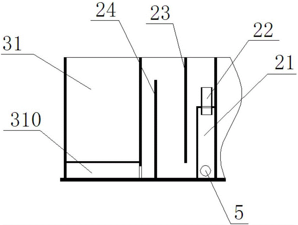 Rare earth extracting and impurity removing device