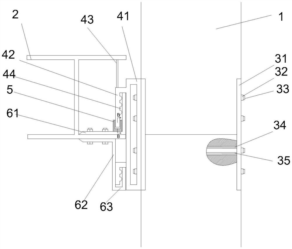 An autoclaved lightweight concrete wall panel external hanging composite structure and connection nodes