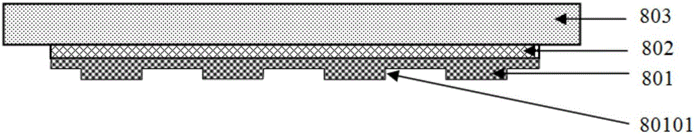 Large-size whole wafer nano-impressing device and impressing method thereof