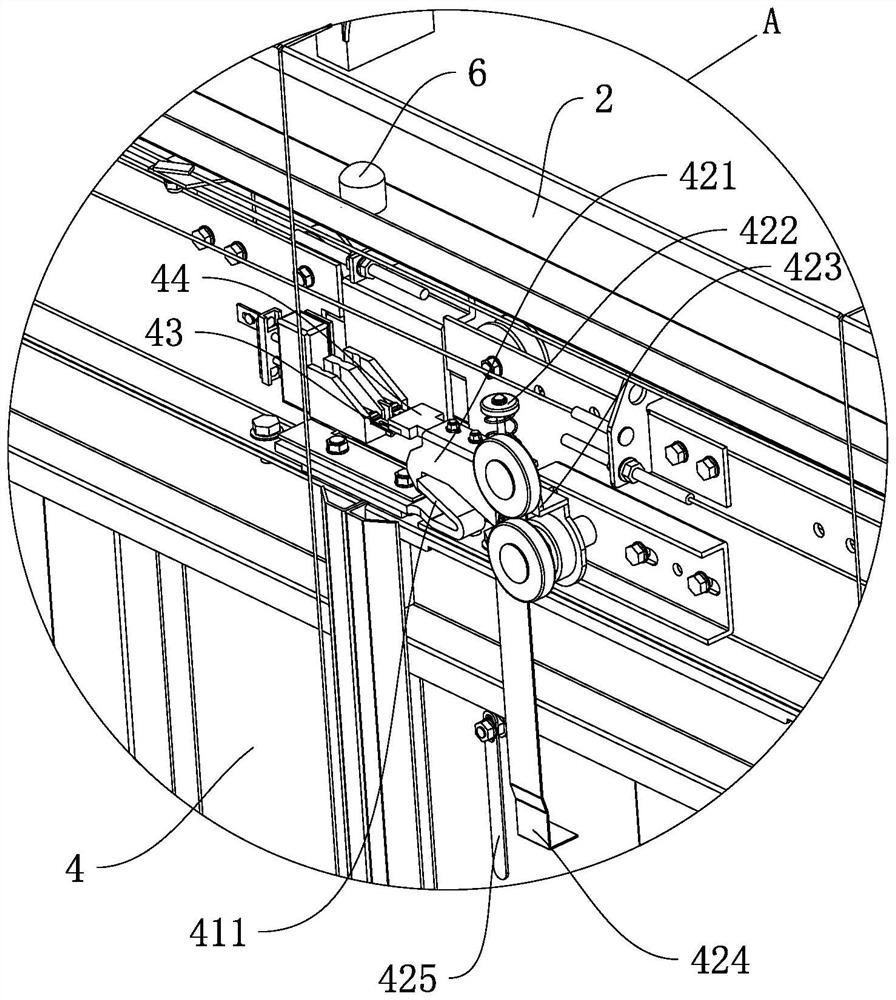 Elevator floor car door device for teaching