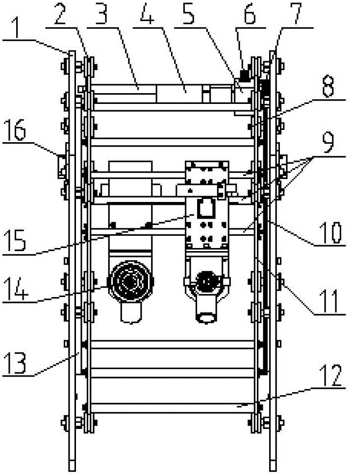 An automatic sand blasting and derusting device