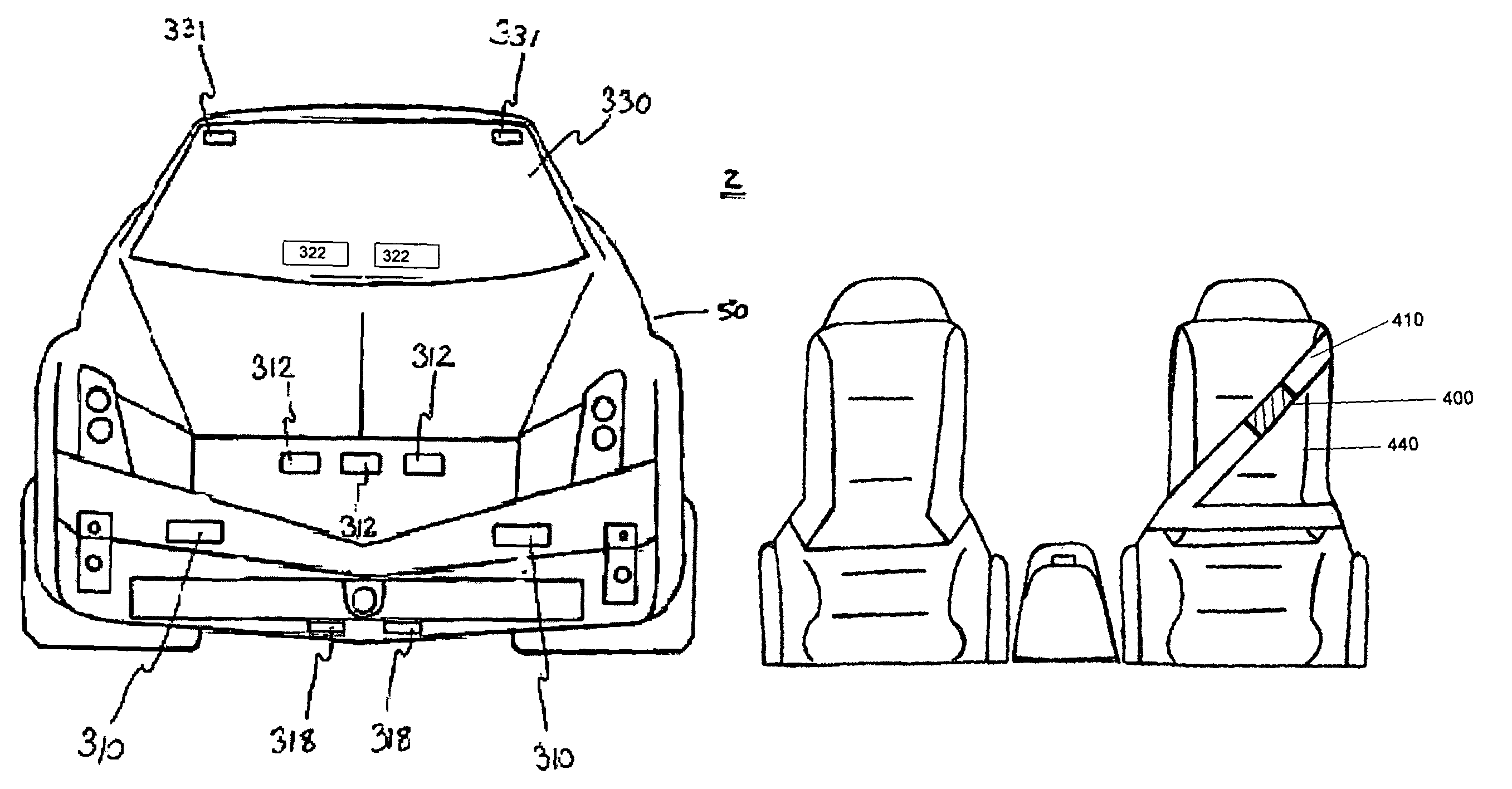 Method and apparatus for a vehicle forward direction signal