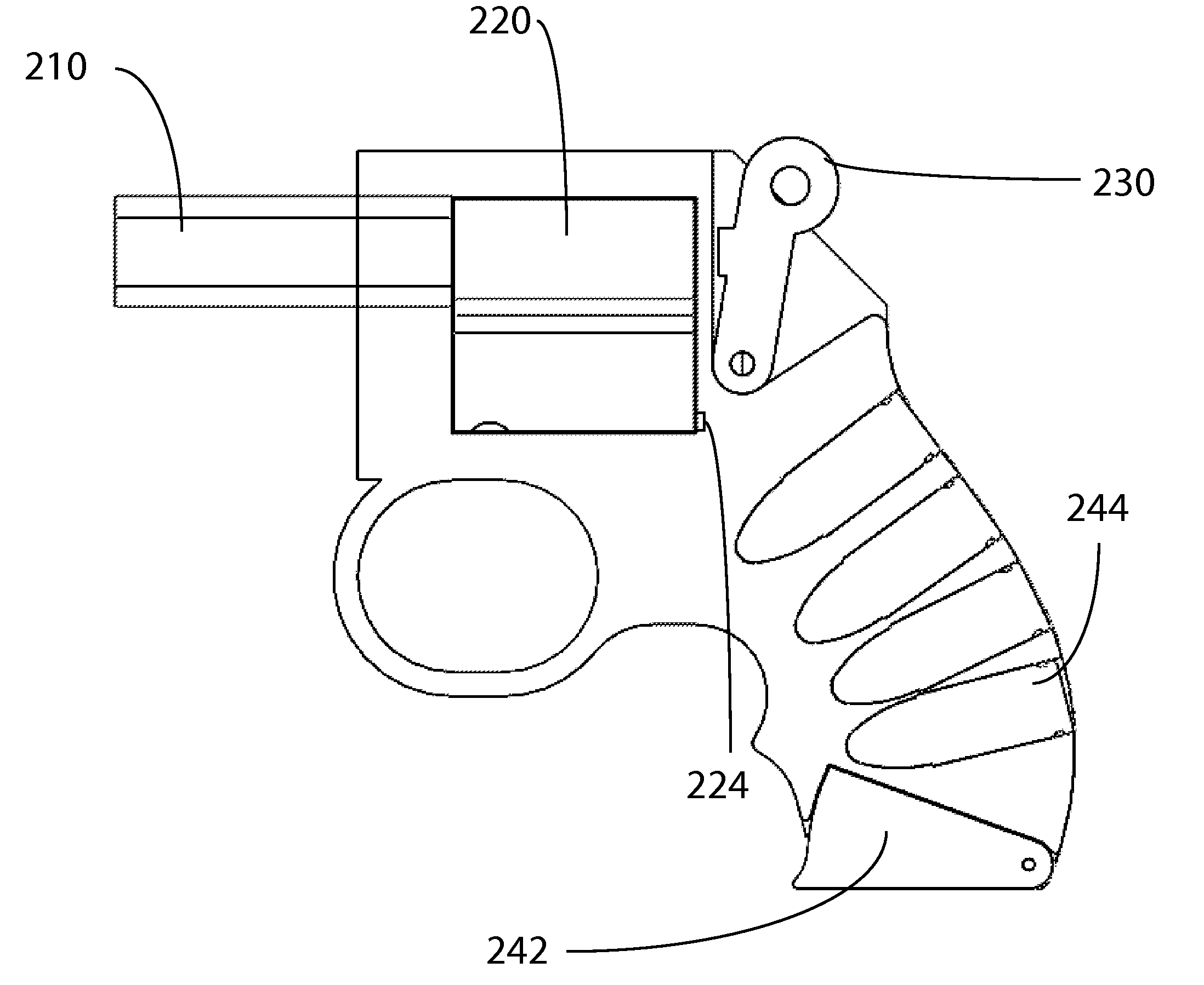 Extendable Tang for a Firearm