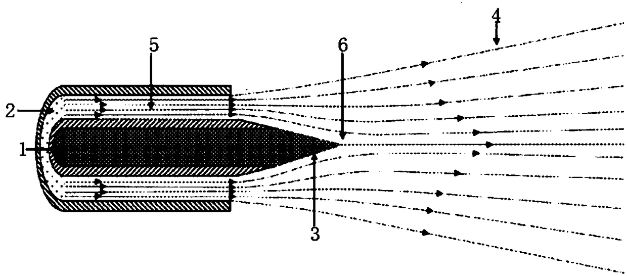 Solution jet method modified antibacterial degradable nano fibers and application thereof in air filtering