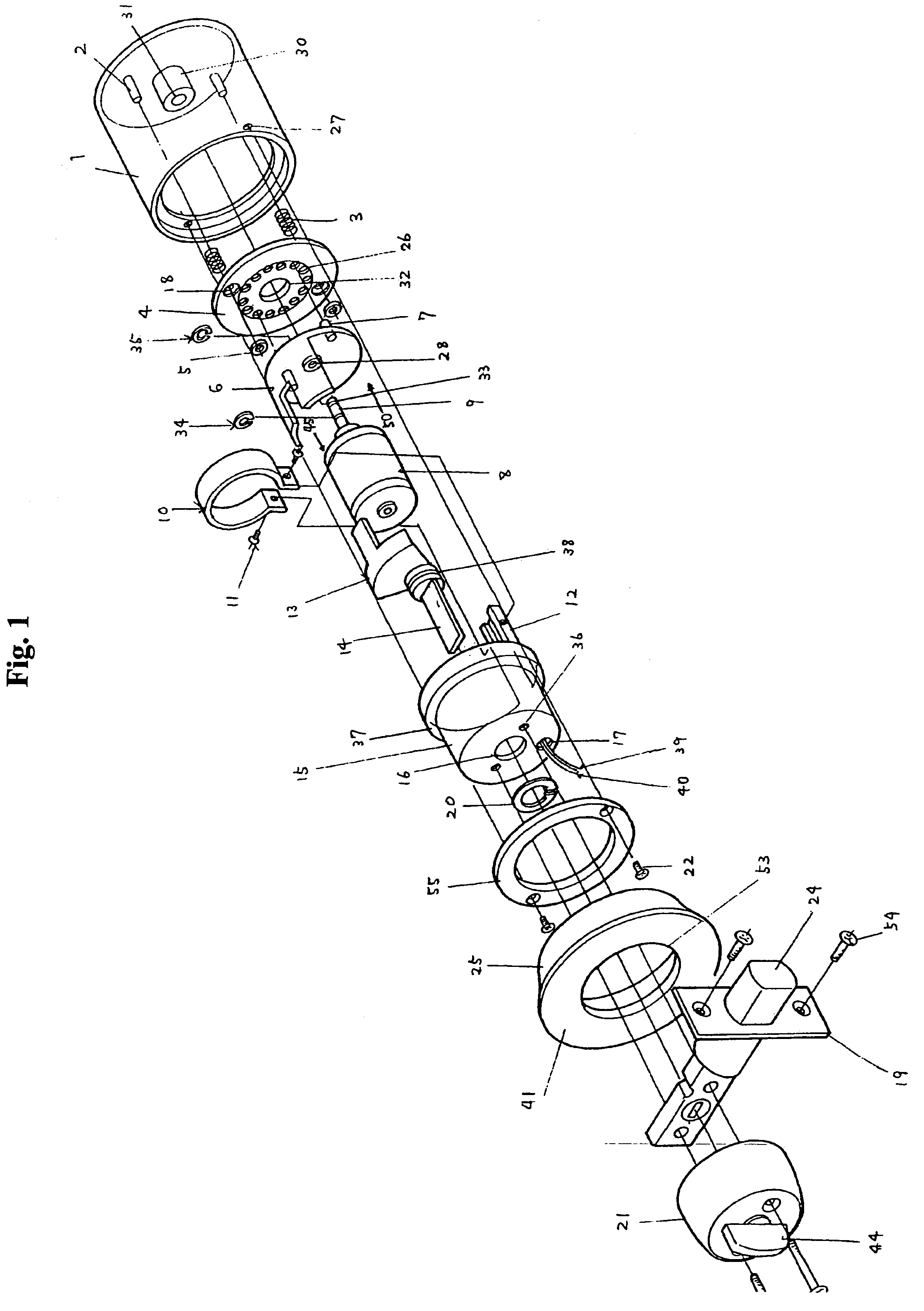 Electric cylinder for actuating a door lock and a cylinder door lock