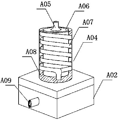 Waste gas residual heat recycling device for organic silicon production technology