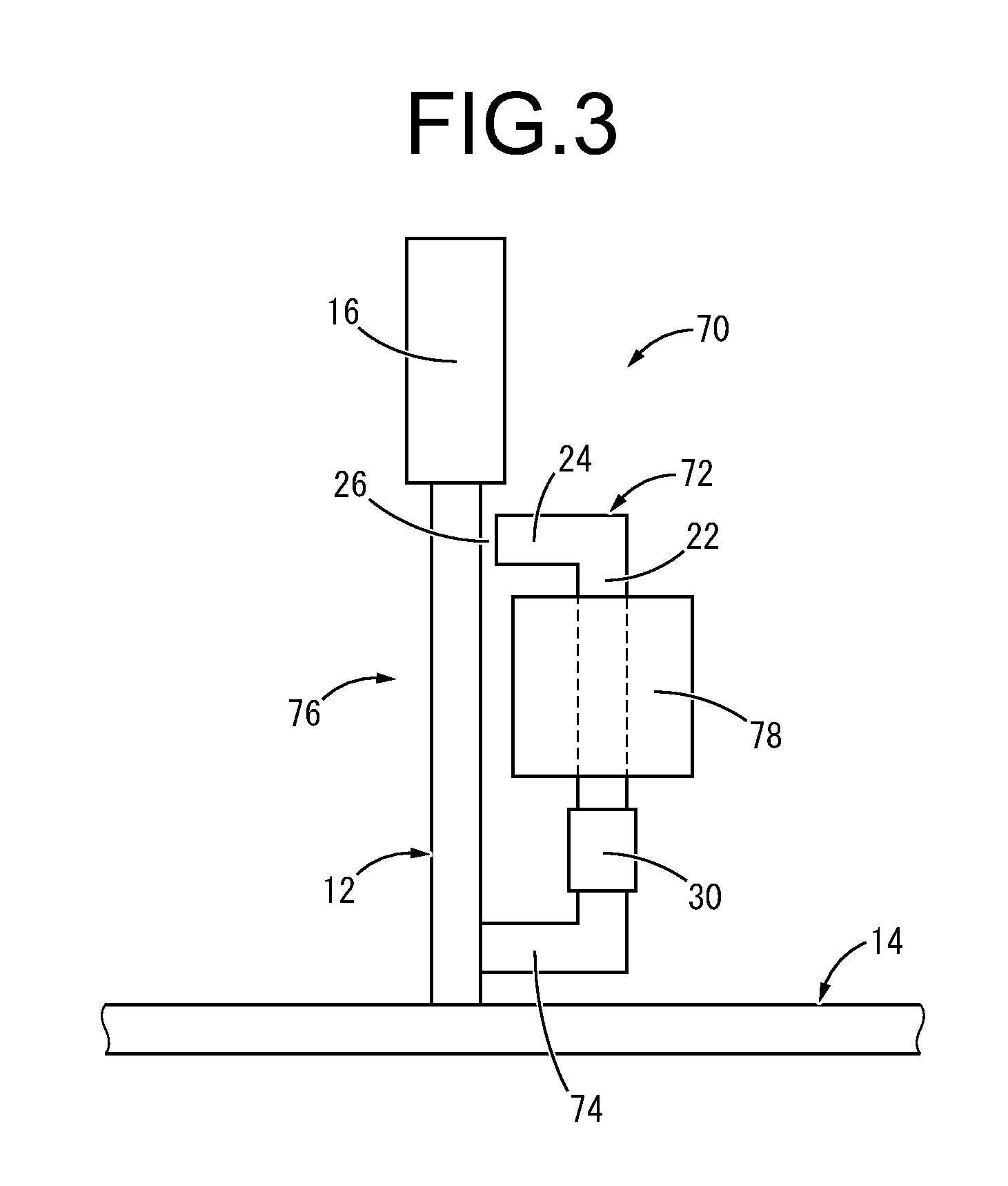 Magnetostrictive vibration power generation device