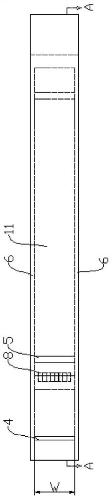 A vortex control cavitation device for reducing drag in the air layer of a ship