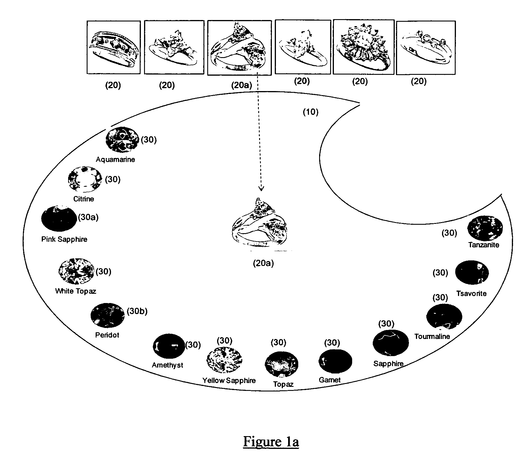 Drag-and-drop customization of jewelry