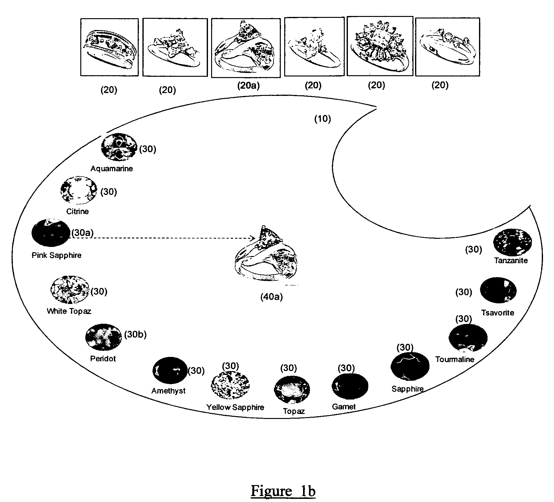 Drag-and-drop customization of jewelry