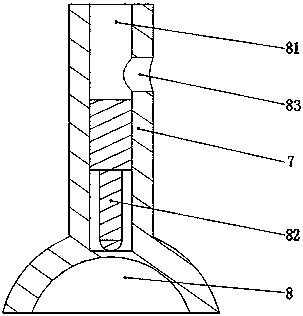 Hip joint prosthesis friction wear testing machine capable of measuring temperature in real time