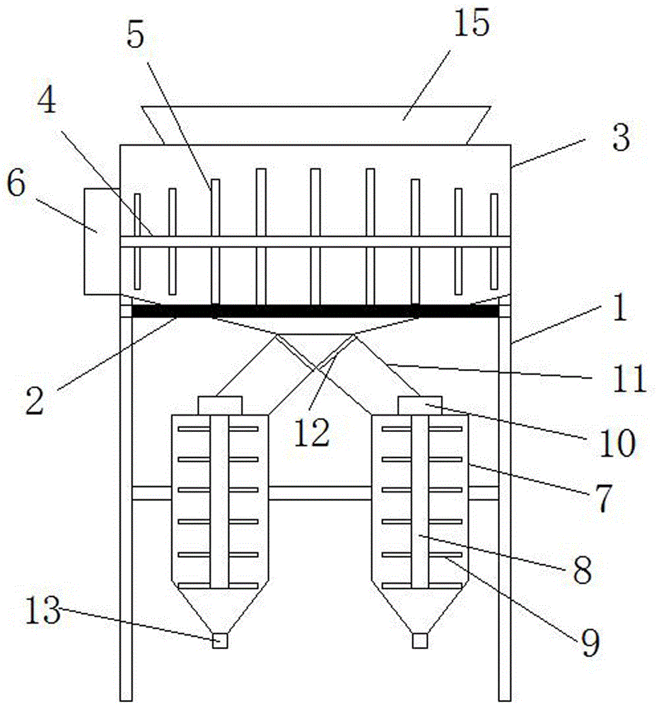 Double-barrel stirring machine