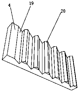 Red-skin peanut peeling device for agricultural production