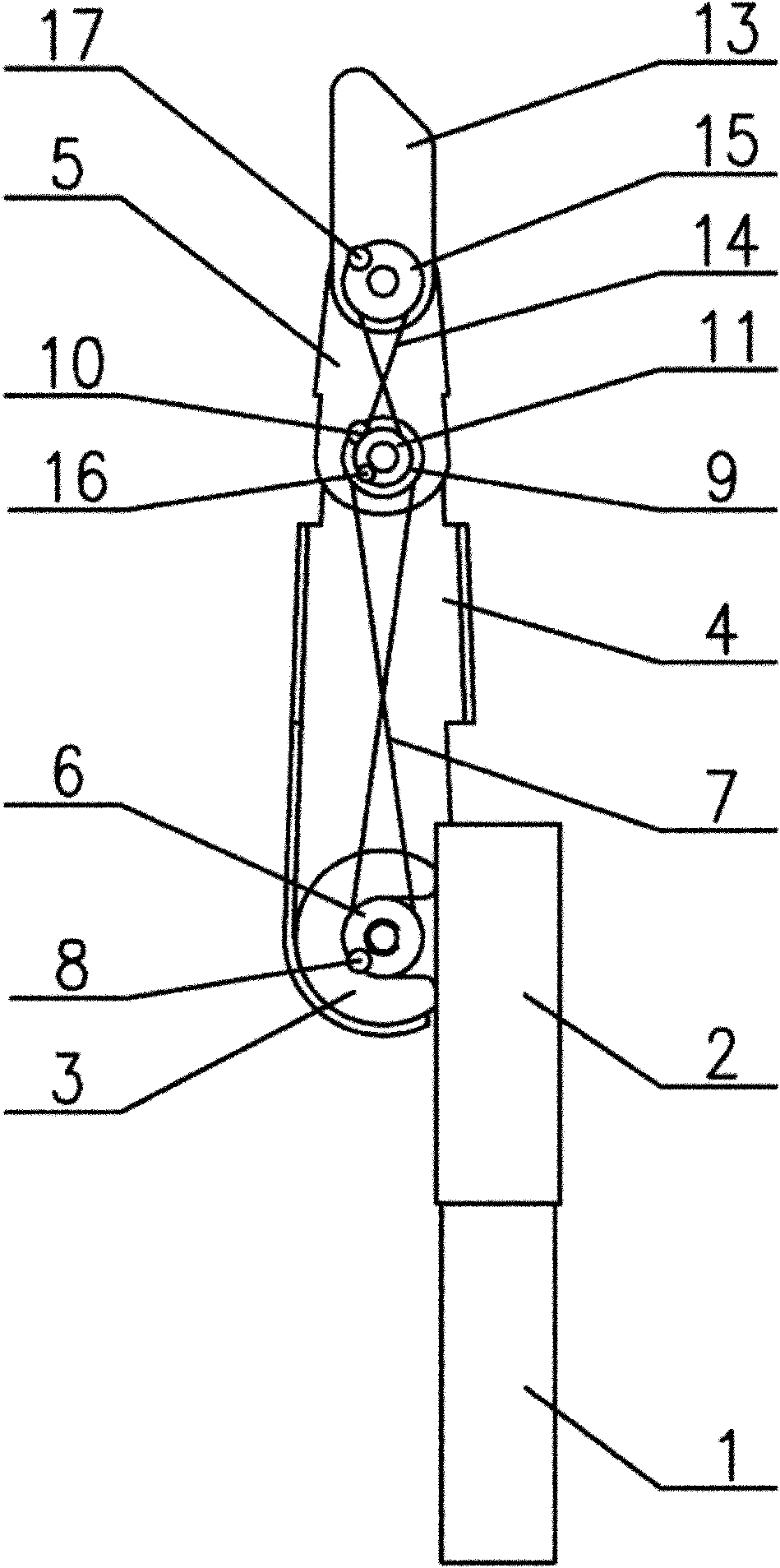 Artificial finger driving structure