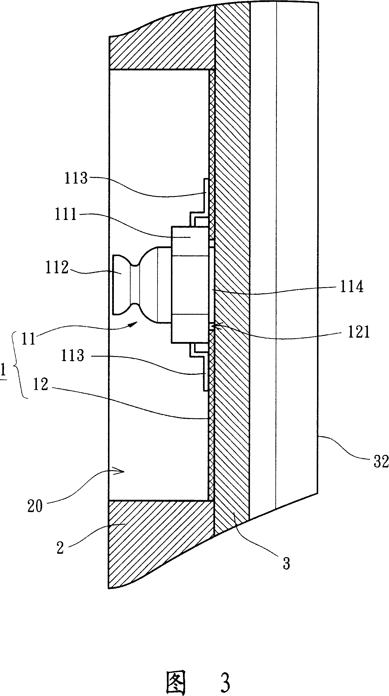 Back light source of planar display heat radiating device