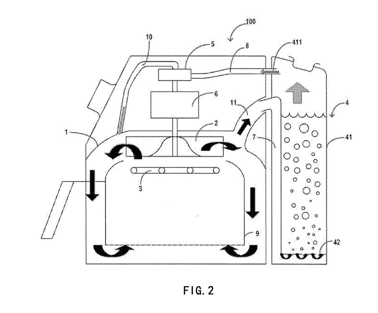 Air-based fryer