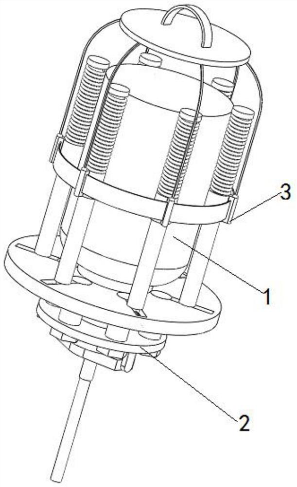 Anti-falling installation and fixing structure of an infusion set