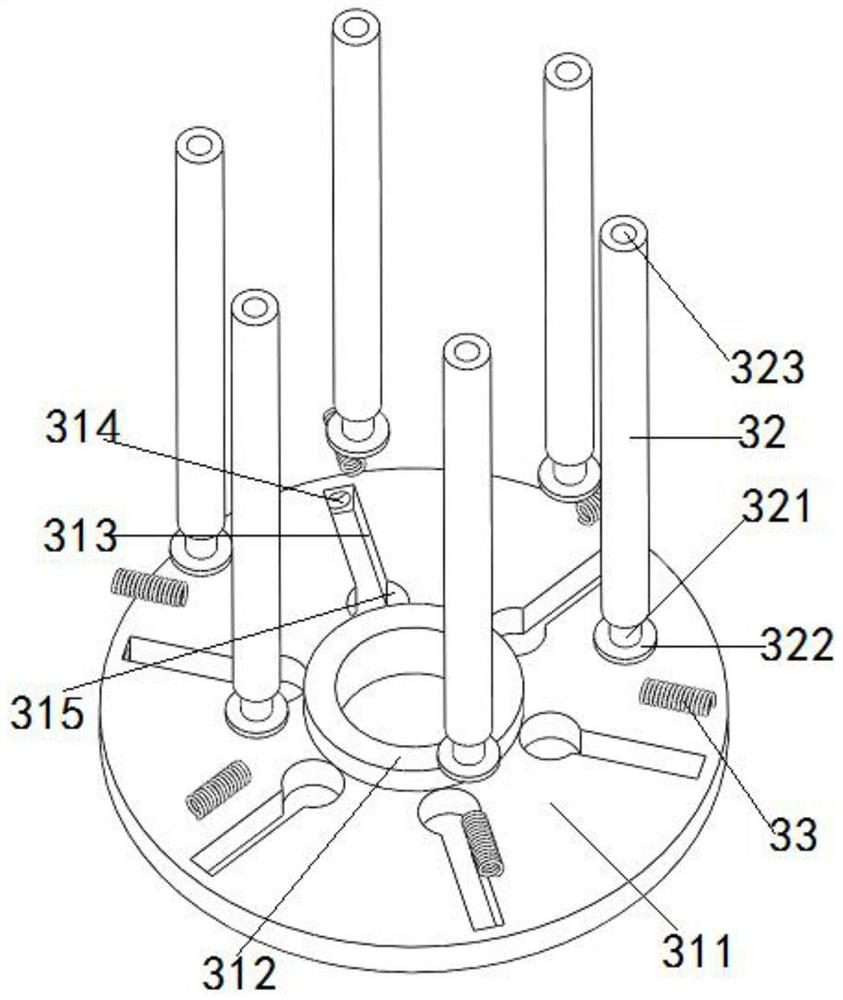 Anti-falling installation and fixing structure of an infusion set