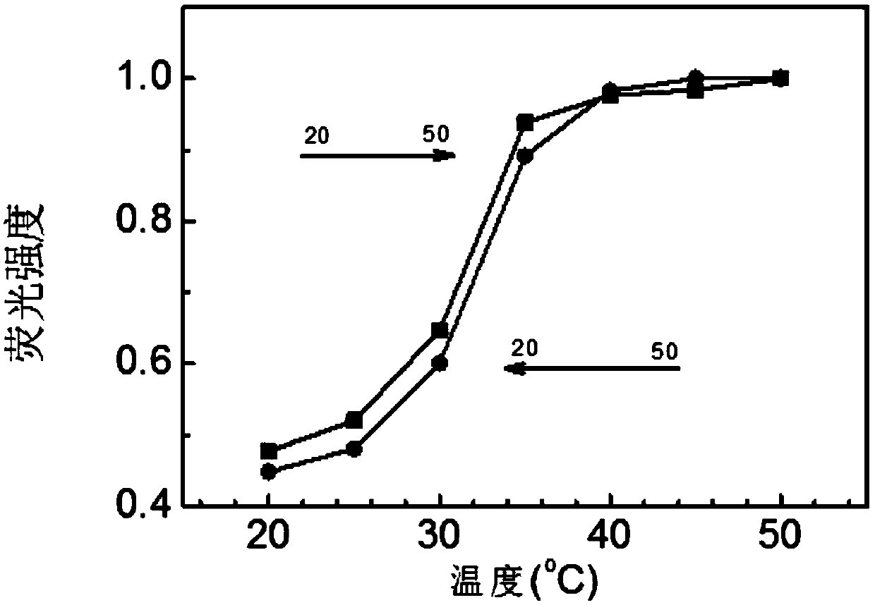 A fluorescent nanometer thermometer based on silver nanowires and its preparation method