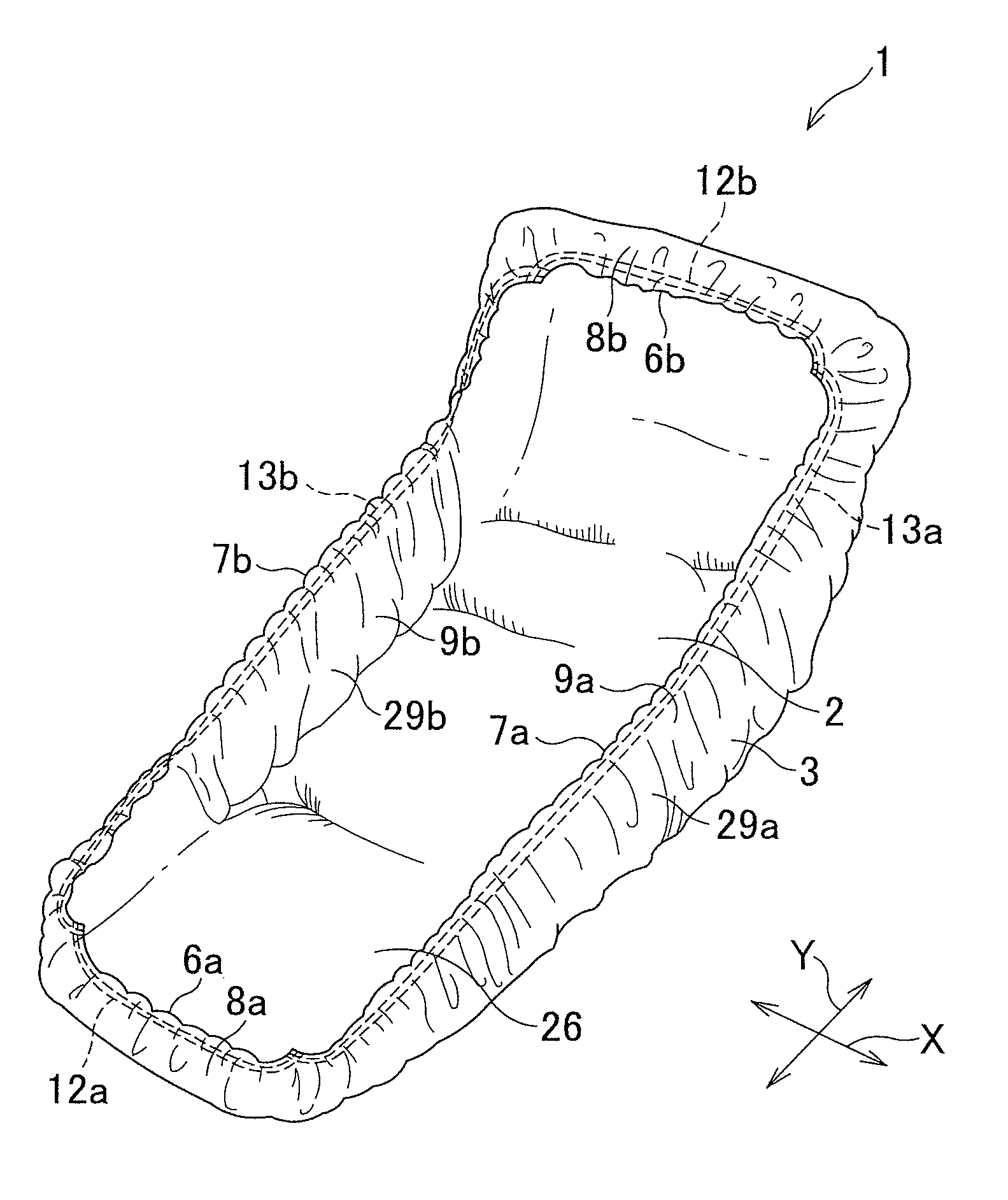 Disposable body waste handling article