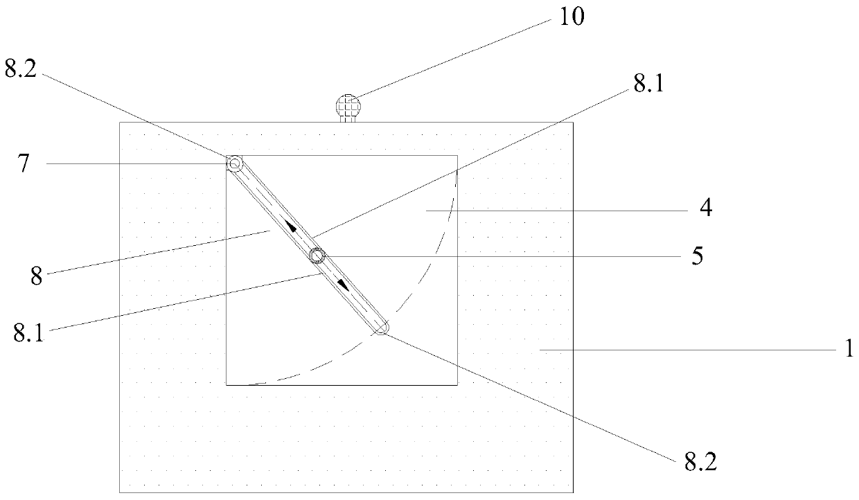 Thermostatic water bath test device for measuring cement density and test method thereof