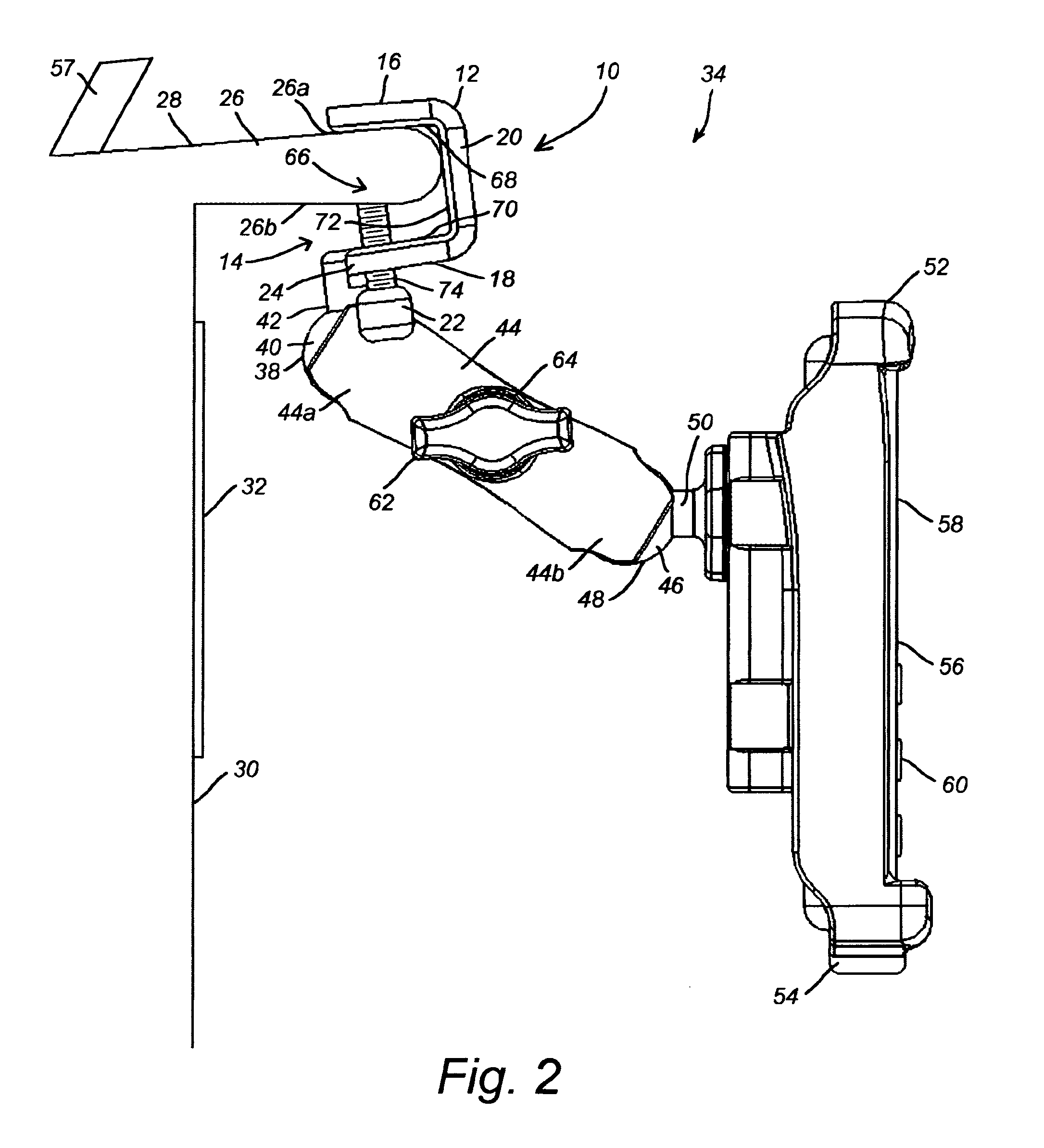 Portable aviation clamp