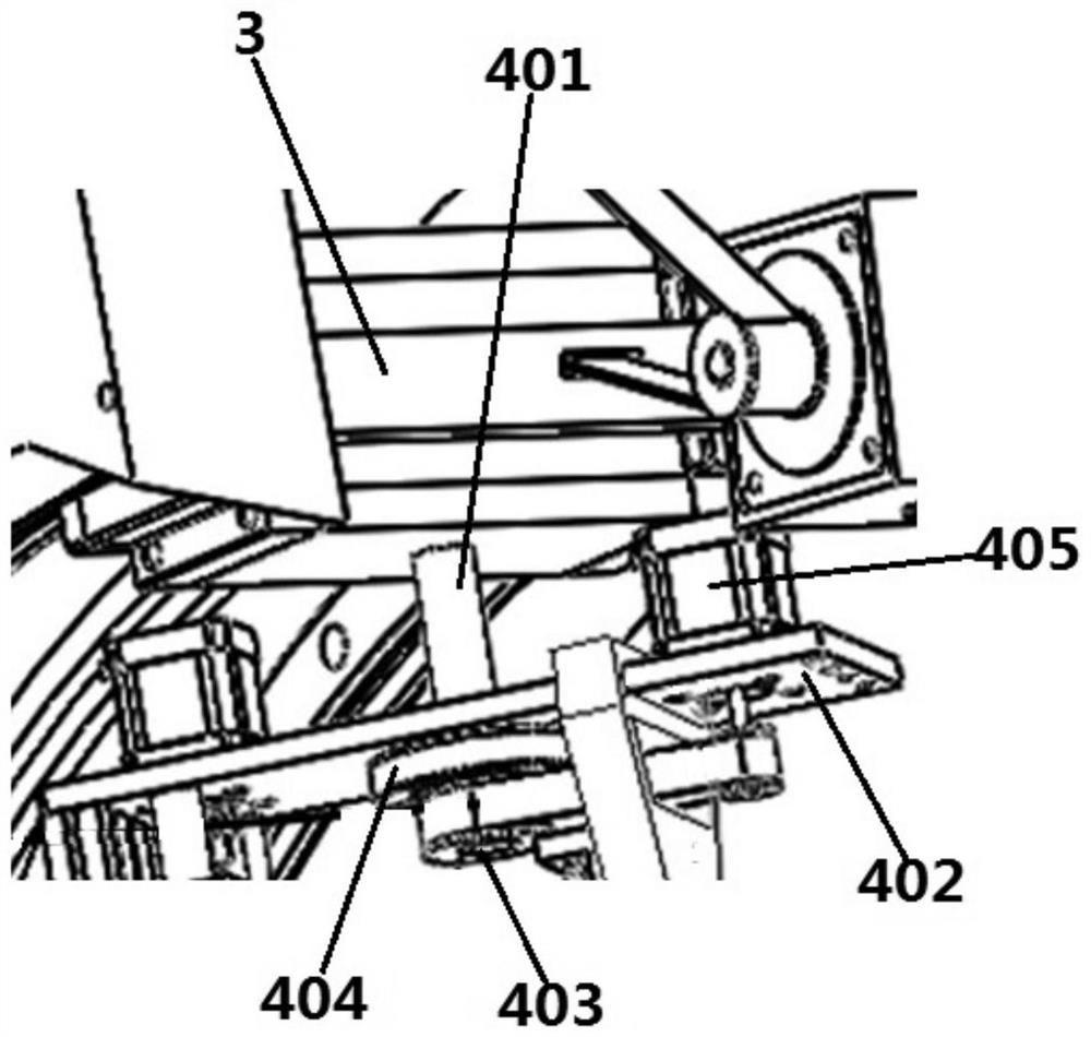 Control system of hair follicle extraction structure