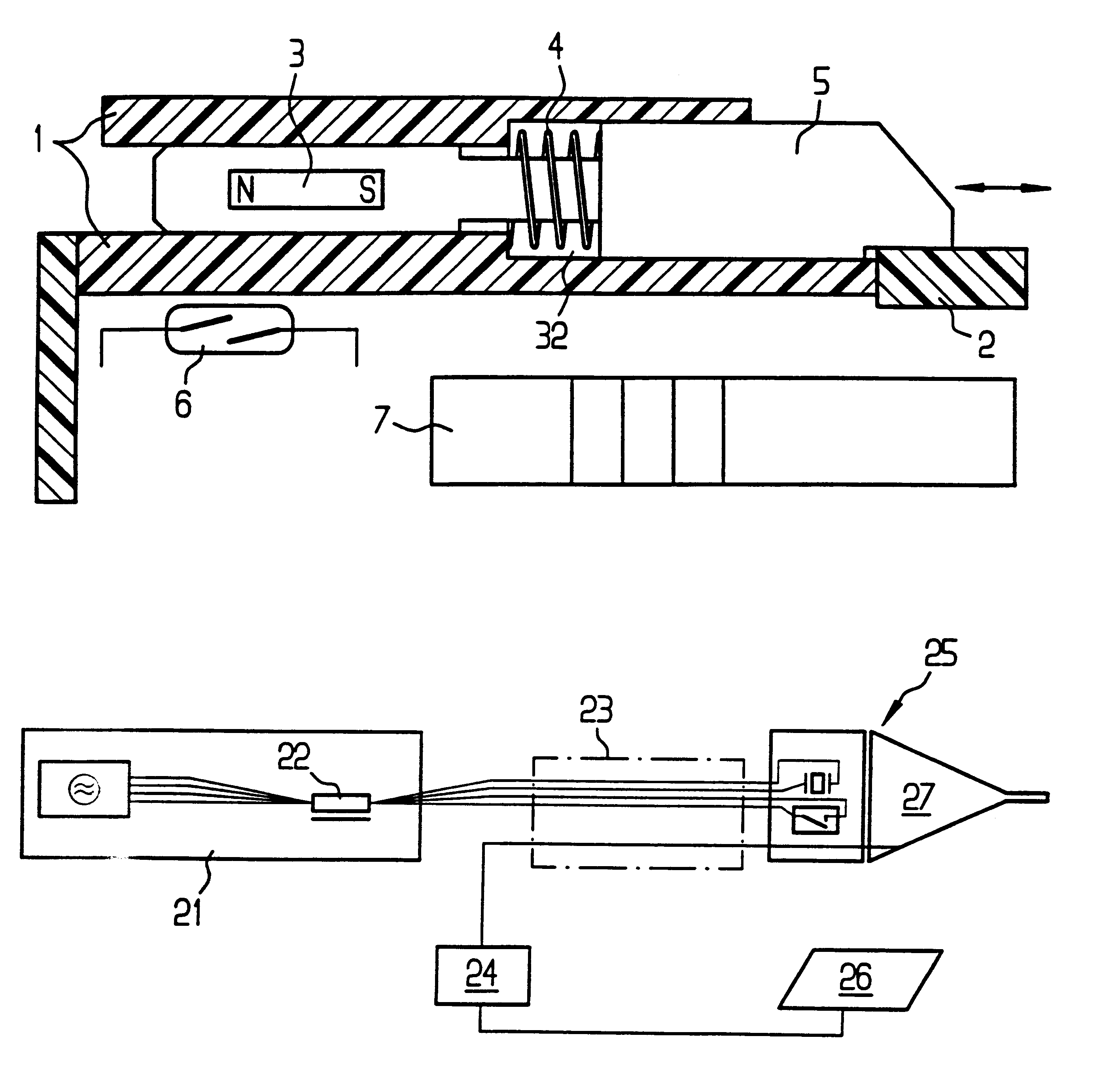 Handpiece for use with a multifunctional operating endoscopic instrument