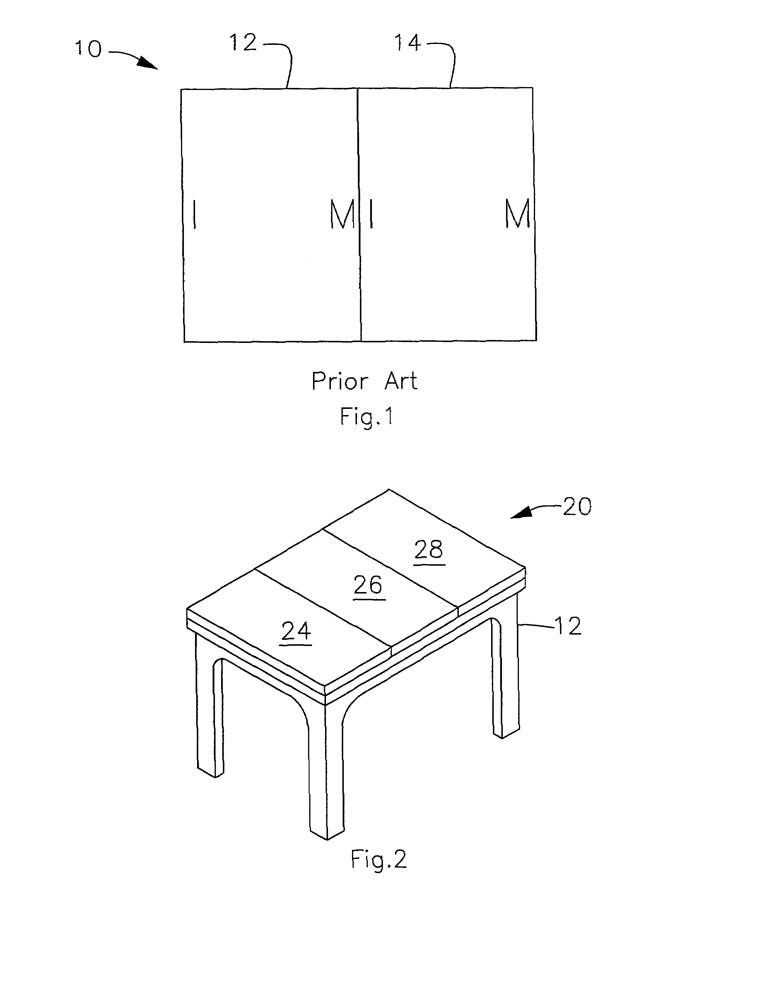 Table pad coupling system