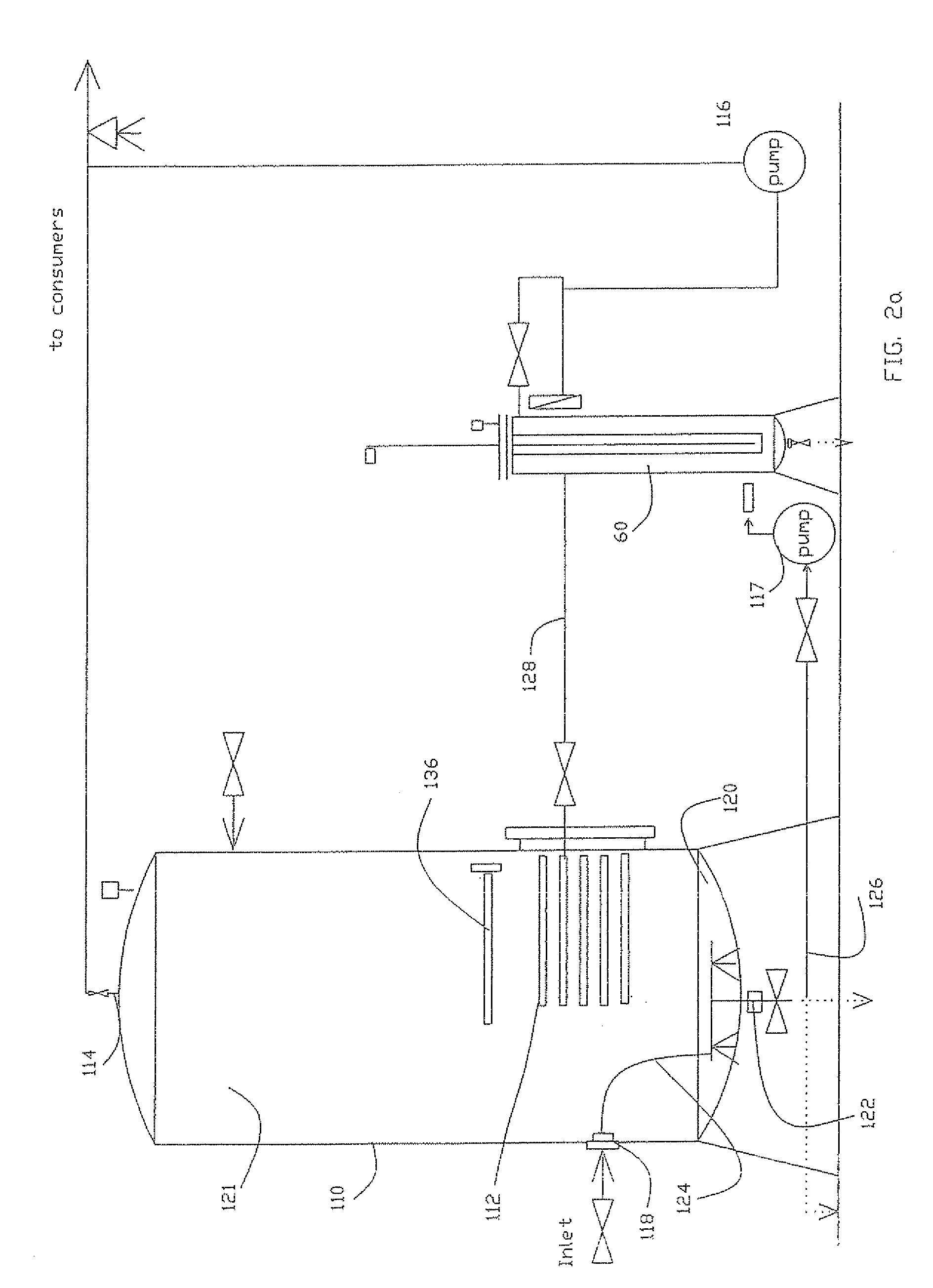 Combined electrochemical system for scale treatment and eradicating Legionella pneumophila bacteria in water supply systems