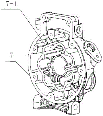 A variable displacement swash plate compressor