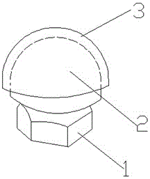 Rust-proof cap nut