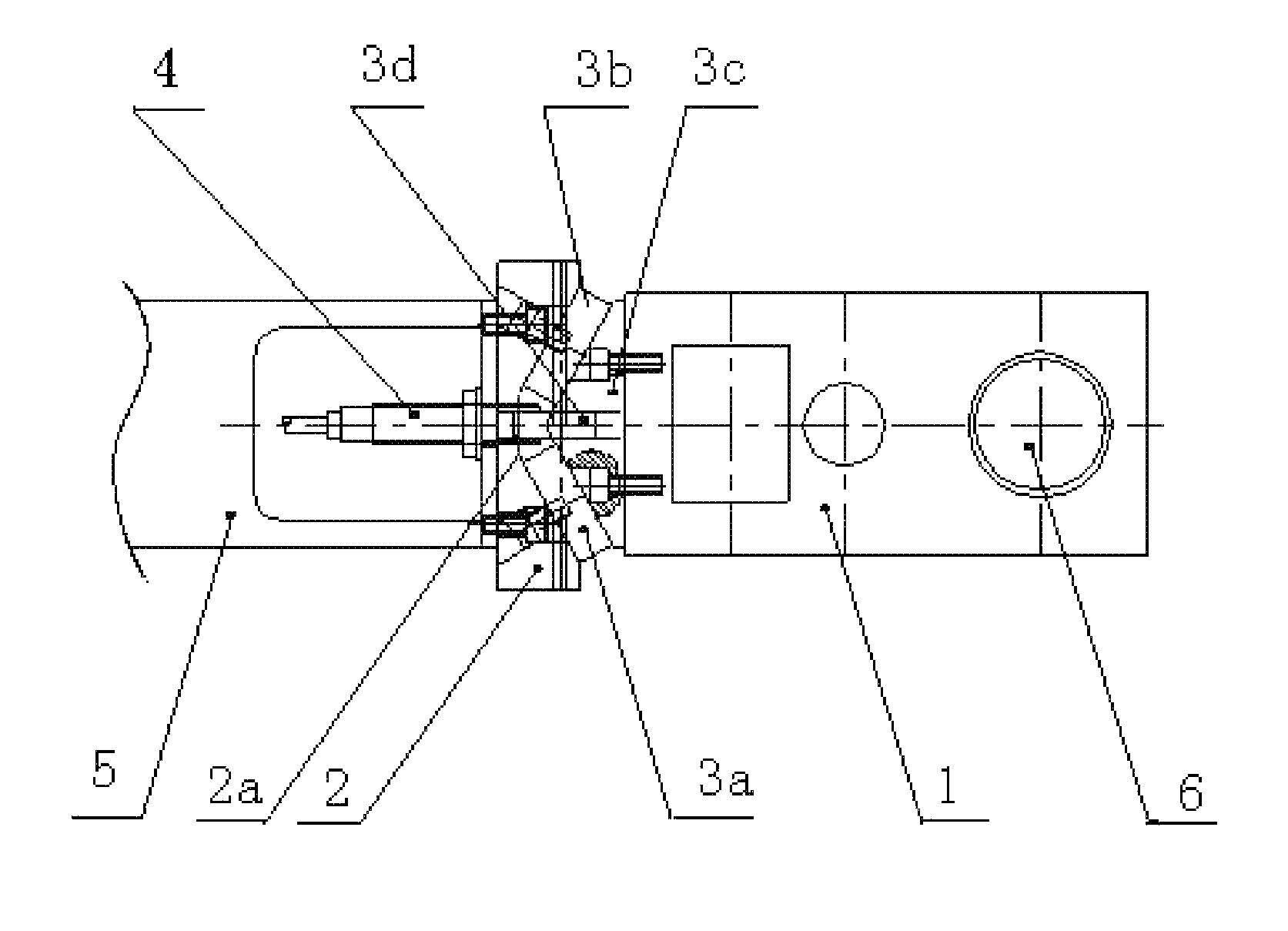 Anti-collision device for plasma vertical cutting gun