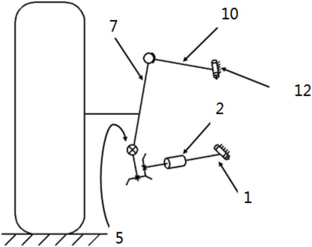 Drive-by-wire four-wheel independent steering system with the steering motor arranged on double-wishbone suspension swinging arm