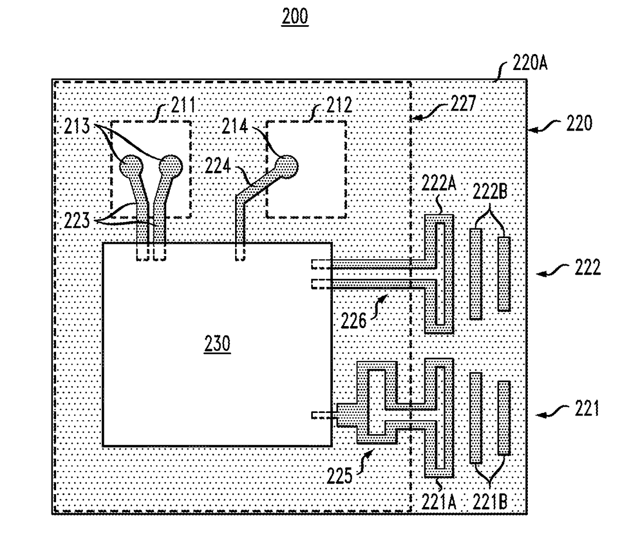 Antenna-in-package structures with broadside and end-fire radiations