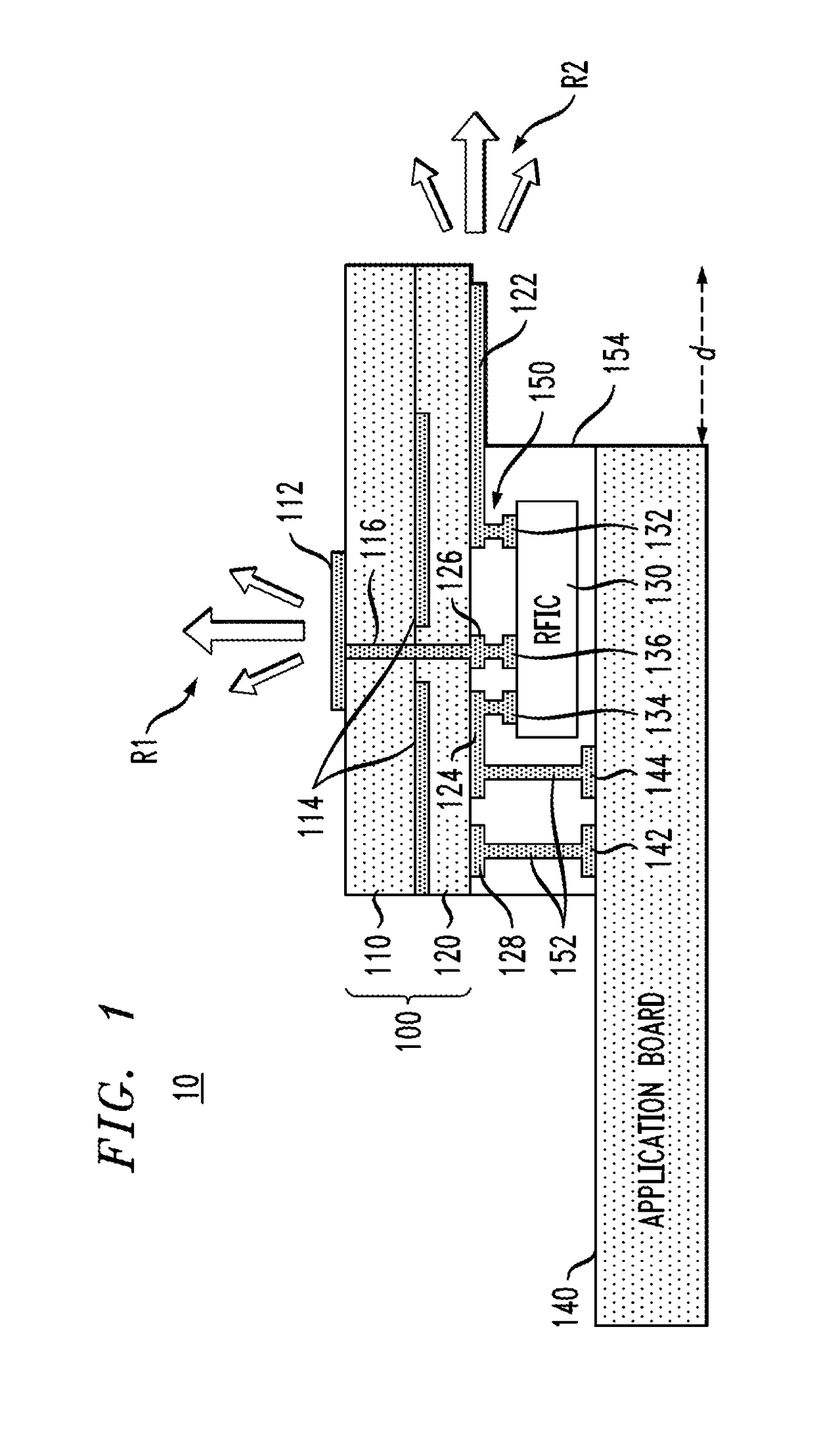 Antenna-in-package structures with broadside and end-fire radiations