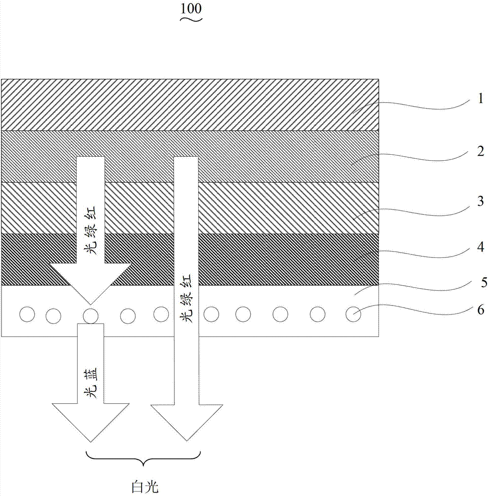 Neodymium-ytterbium double-doped rare earth normal tantalate up-conversion luminescent material, preparation method and organic light-emitting diode