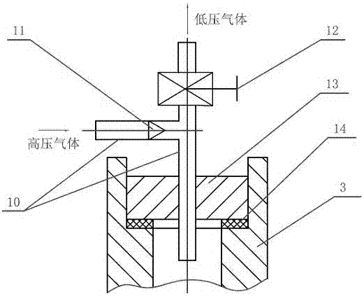 Fiber reinforced composite material high-pressure gas bottle with superconduction radiating device