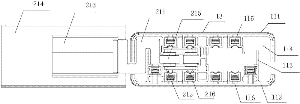 Slide wire system with waterproof function