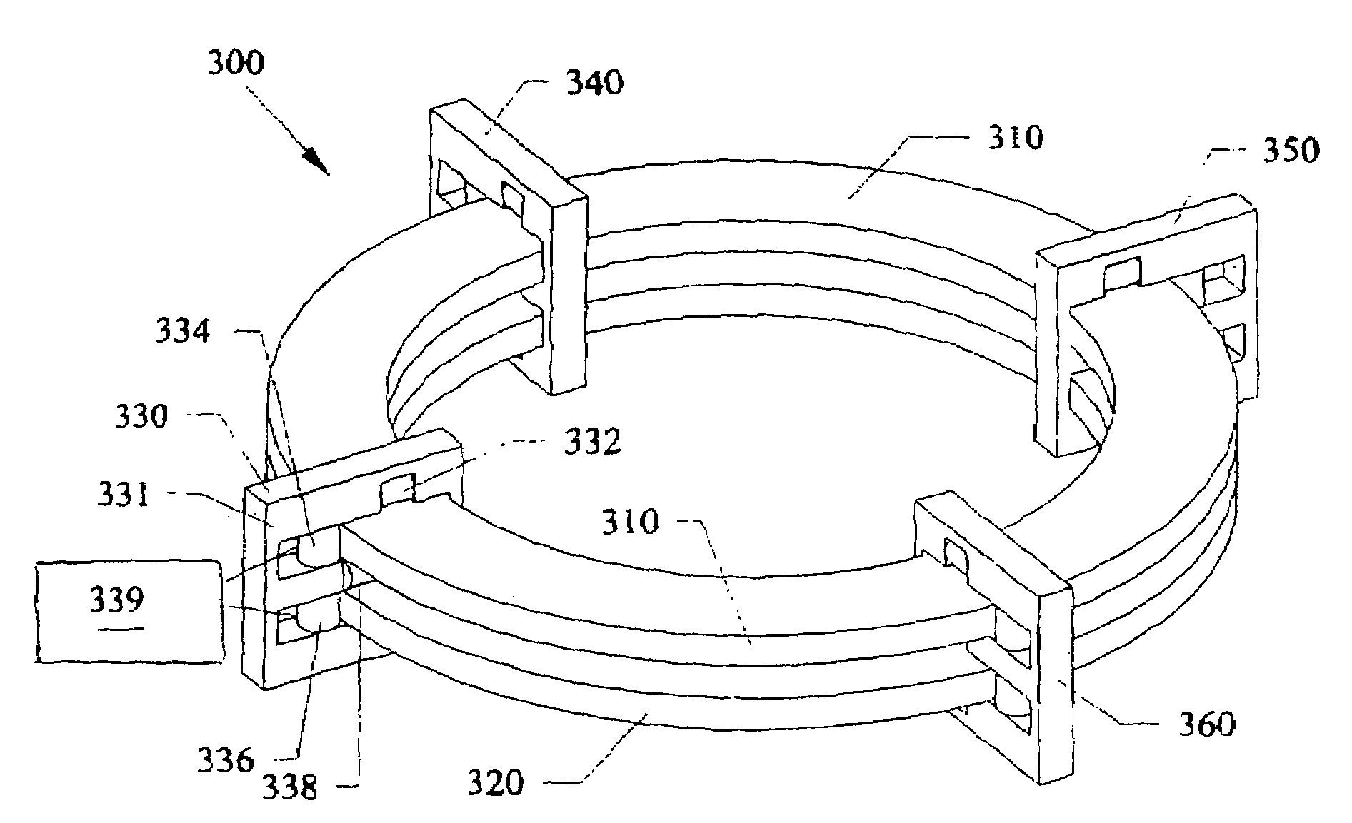 Shaftless gyrostabilizer for aerial platforms