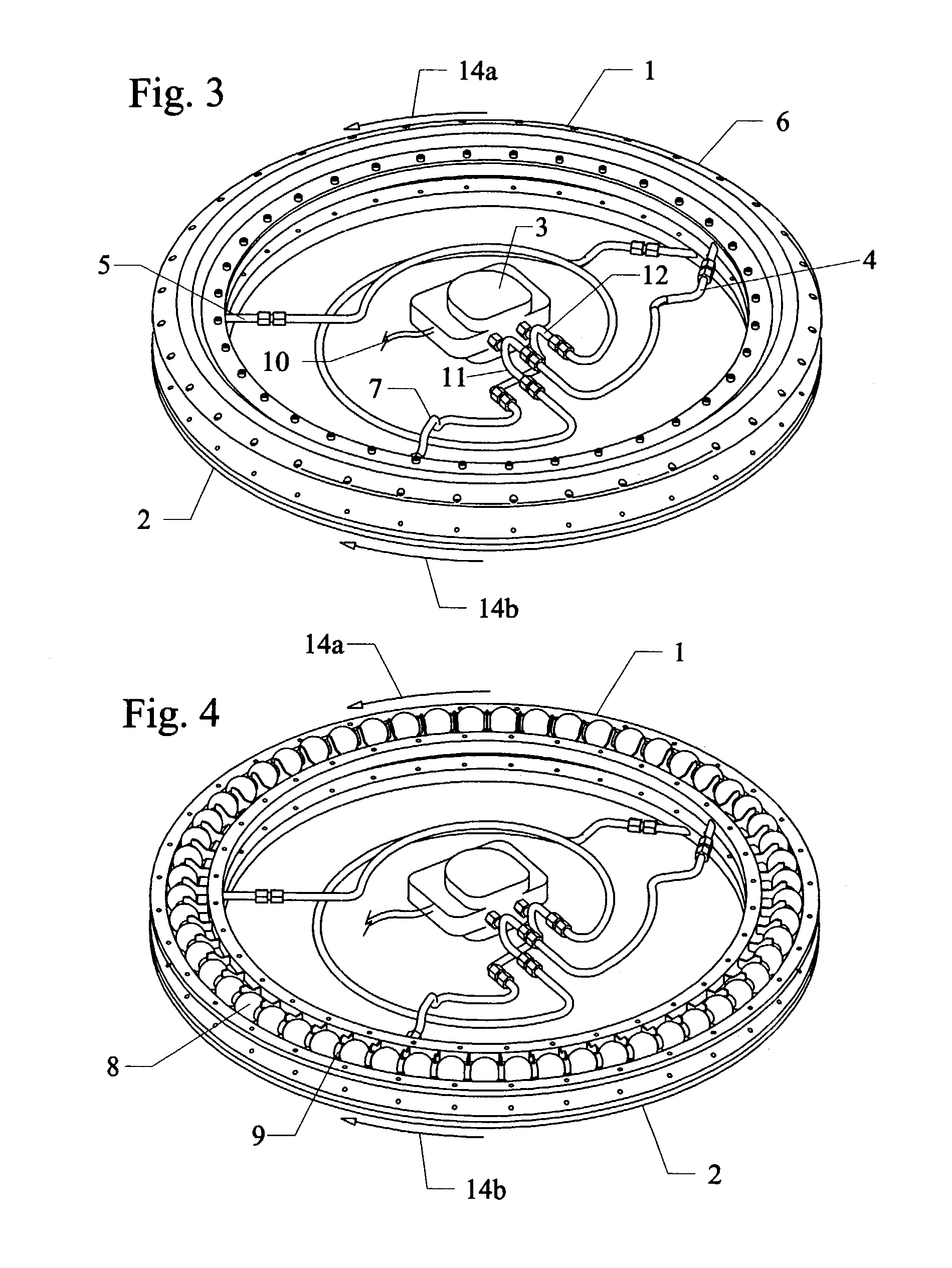 Shaftless gyrostabilizer for aerial platforms