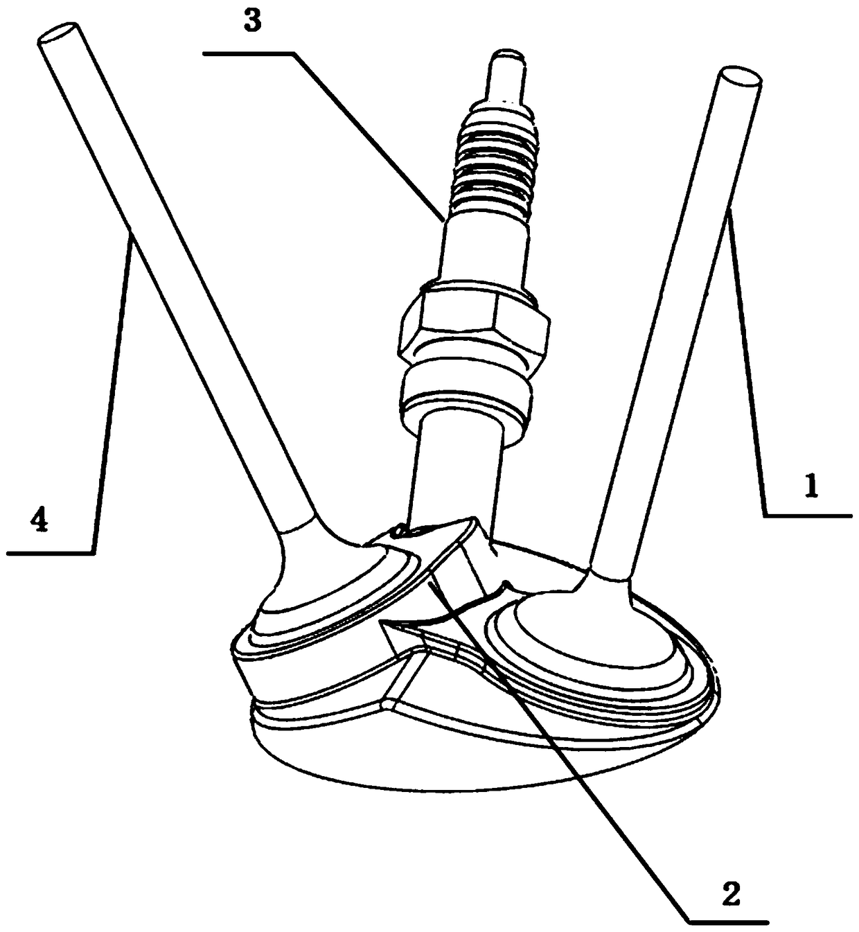 combustion chamber of gasoline engine