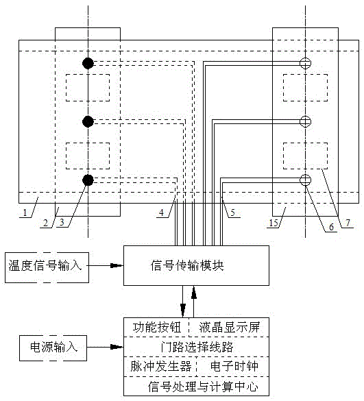 Parameter detection method and monitoring device for mine filling slurry