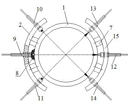 Parameter detection method and monitoring device for mine filling slurry