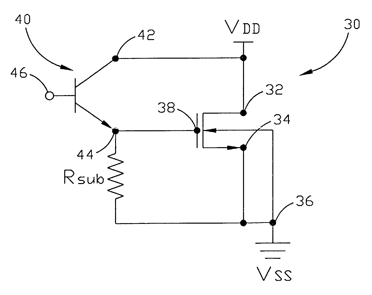 BiCMOS electrostatic discharge power clamp